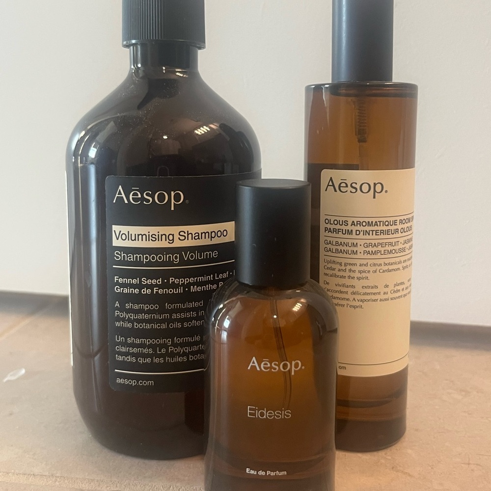 Aesop Shampoo, Perfume & Room spray Set